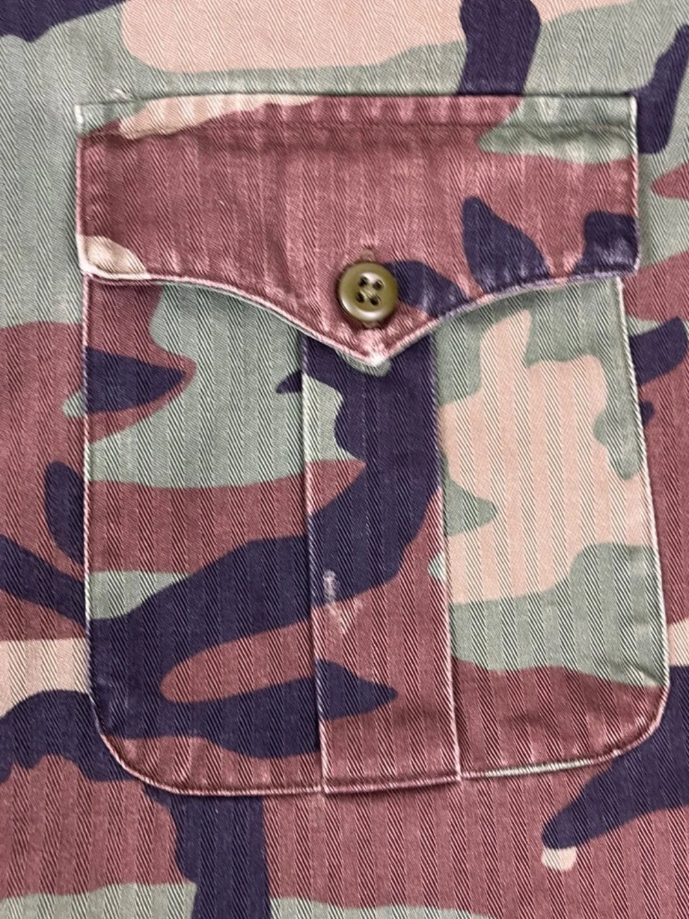 Polo Ralph Lauren Shirt Camo Classic Fit Military Army Style